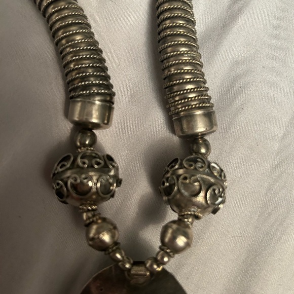 Vintage silver choker - Picture 2 of 7